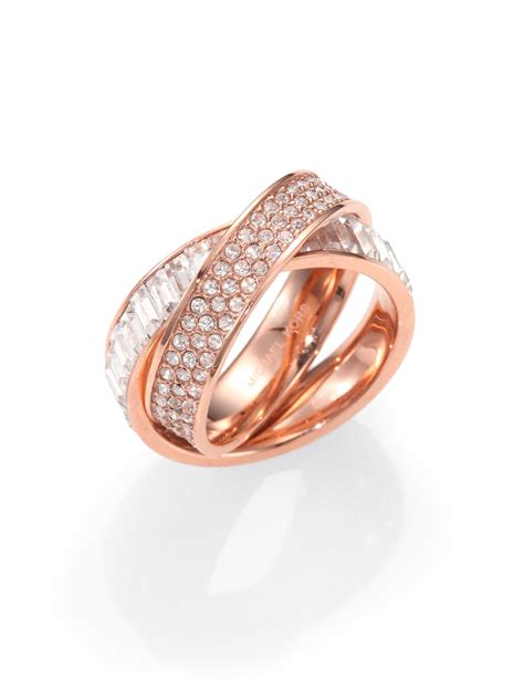 michael kors rings rose gold|michael kors ring price.